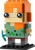 Figurine LEGO® Brickheadz - Minecraft - Alex - 7,6 cm - Modèle 40624 - Détails authentiques