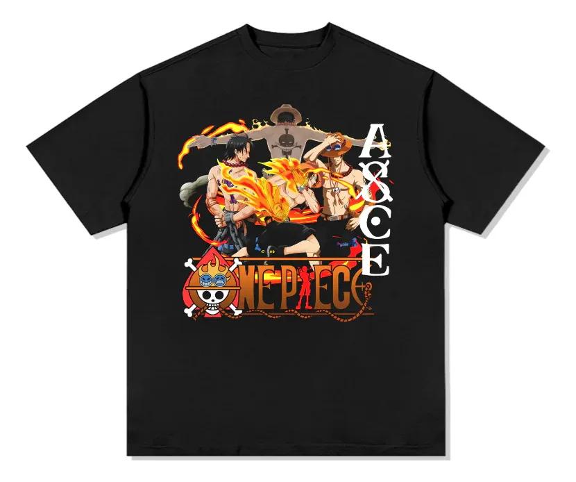 

2026 Summer One Piece Retro Cosplay Tshirt Unisexs Oversize Casual Cotton Printed Shortsleeved Unisex Childrens Sports Shirt S