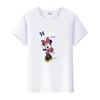 Fashion Summer Blouses T-shirt White 2000s Tees Cartoon Minnie Tshirt Mickey Mouse Tops Graphic Clothes Unisex
