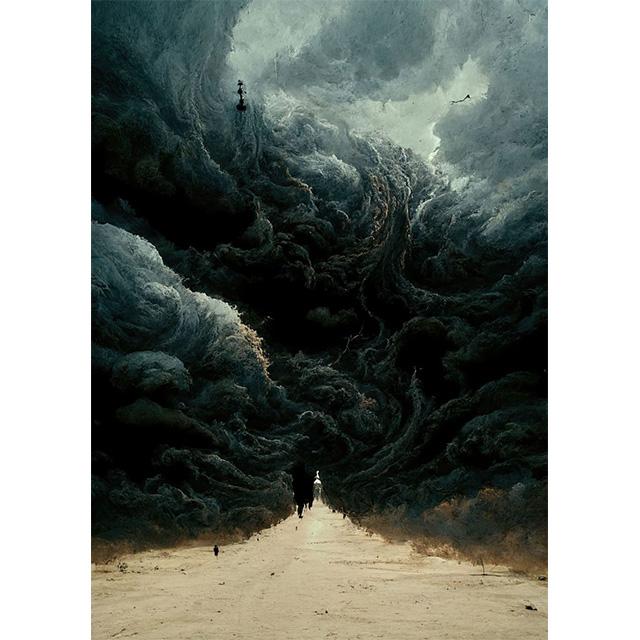 Abstract Outer World Storm Traveler Prints Poster Canva Painting Modern Wall Art Picture For Living Room Bedroom Home Decoration