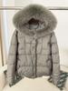 OFTBUY Winter Women Coat Real Natural Fox Fur Collar Thick Warm Jacket Casual White Duck Down Hooded New Outwears Streetwears