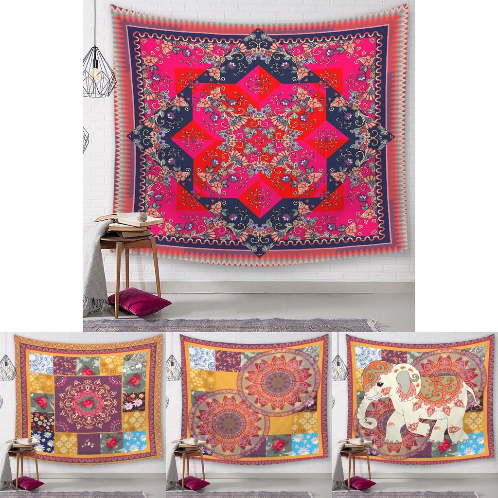 Elegant Wall Hanging Tapestries Flower City Printed Home Decoration Blanket For All Occasions