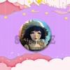 Kurisu Makise Mayuri Shiina Rintaro Okabe Cartoon Round Badge Anime Steins Gate Brooch Clothing Backpack Accessories Lapel Pins