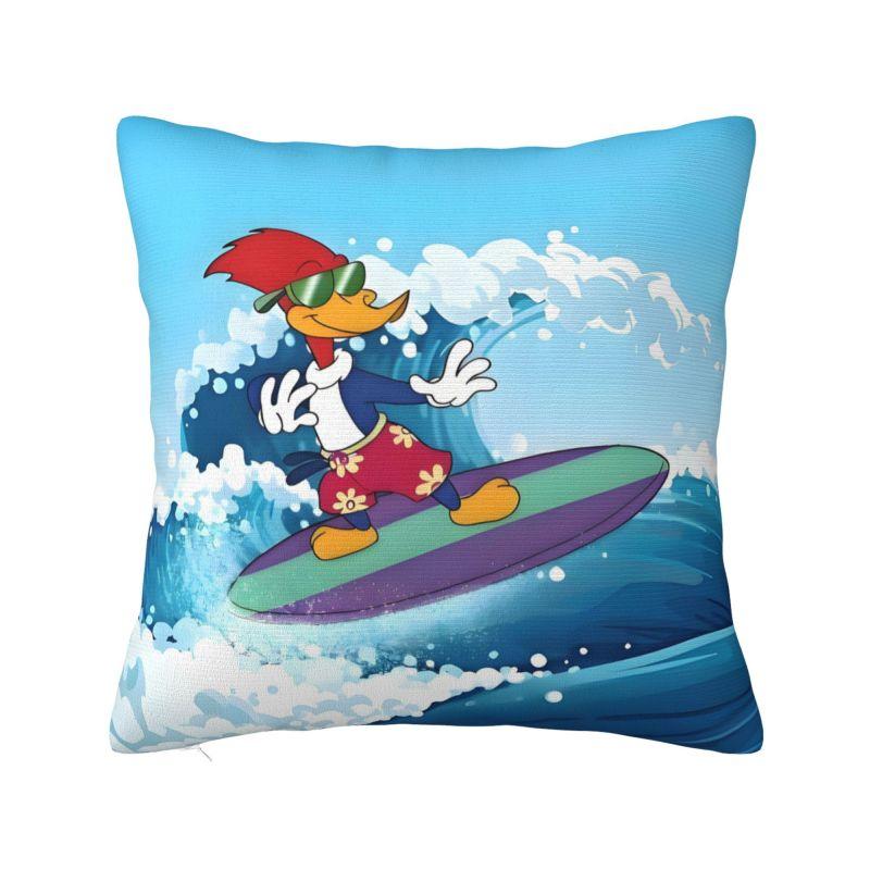 Custom Disney Woody Woodpecker IX Pillow Case for Sofa Cartoon Kawaii Anime Nordic Cushion Cover Soft Pillowcase