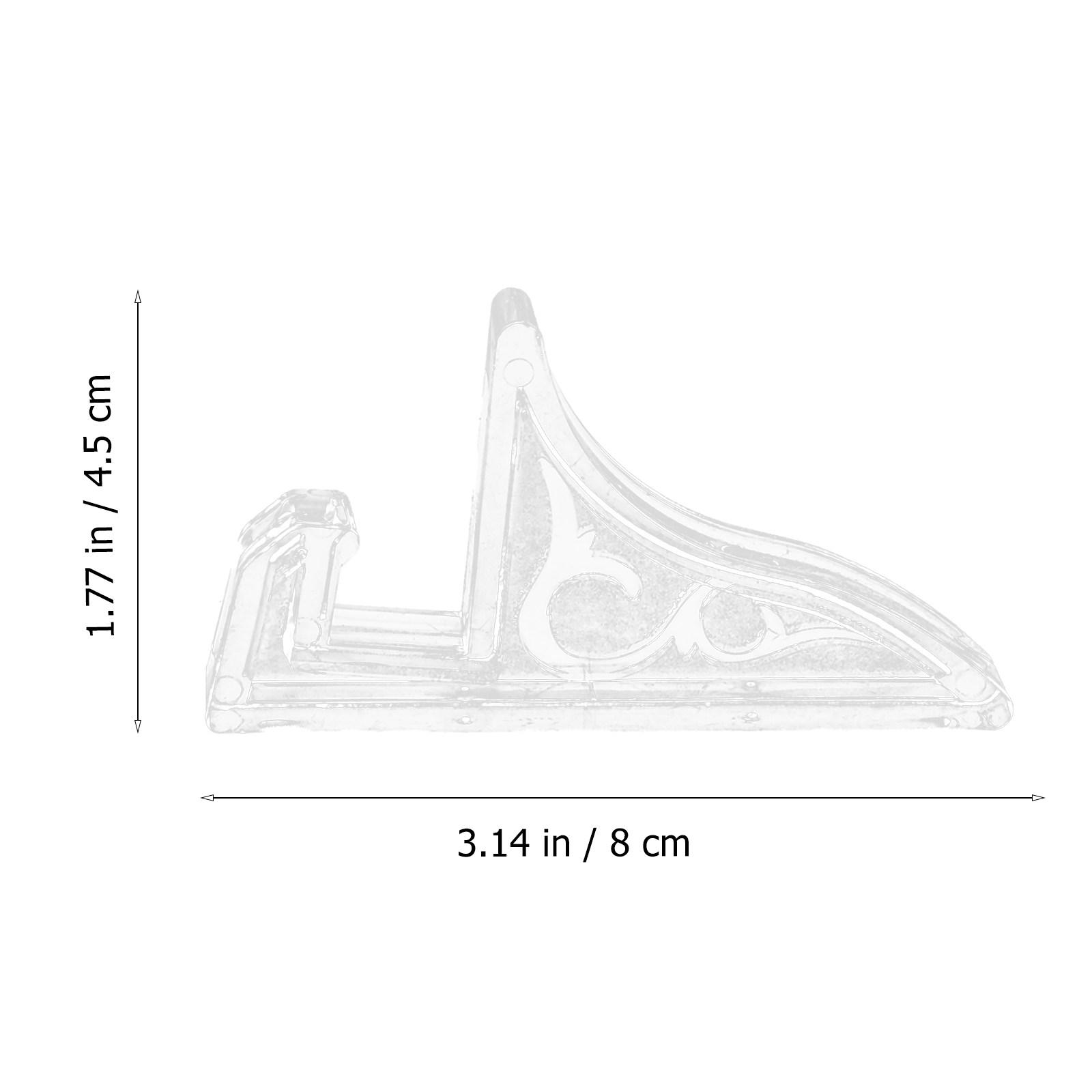 

10 шт. Многофункциональная подставка для фоторамки Пластиковая основа-держатель для сертификатов, фотографий, картины с кинетическим песком, дисплей для мобильного телефона прозрачный
