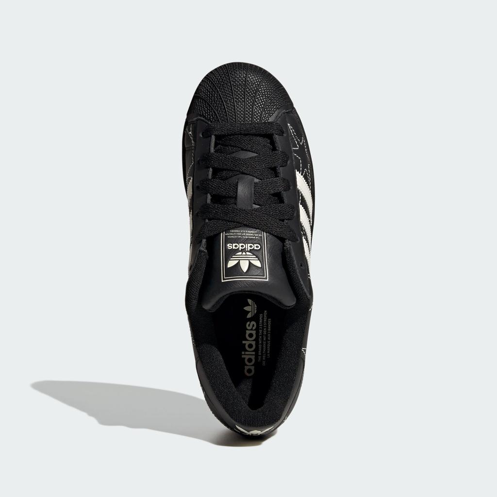 adidas Superstar II Black Cream White Stars (Women's)