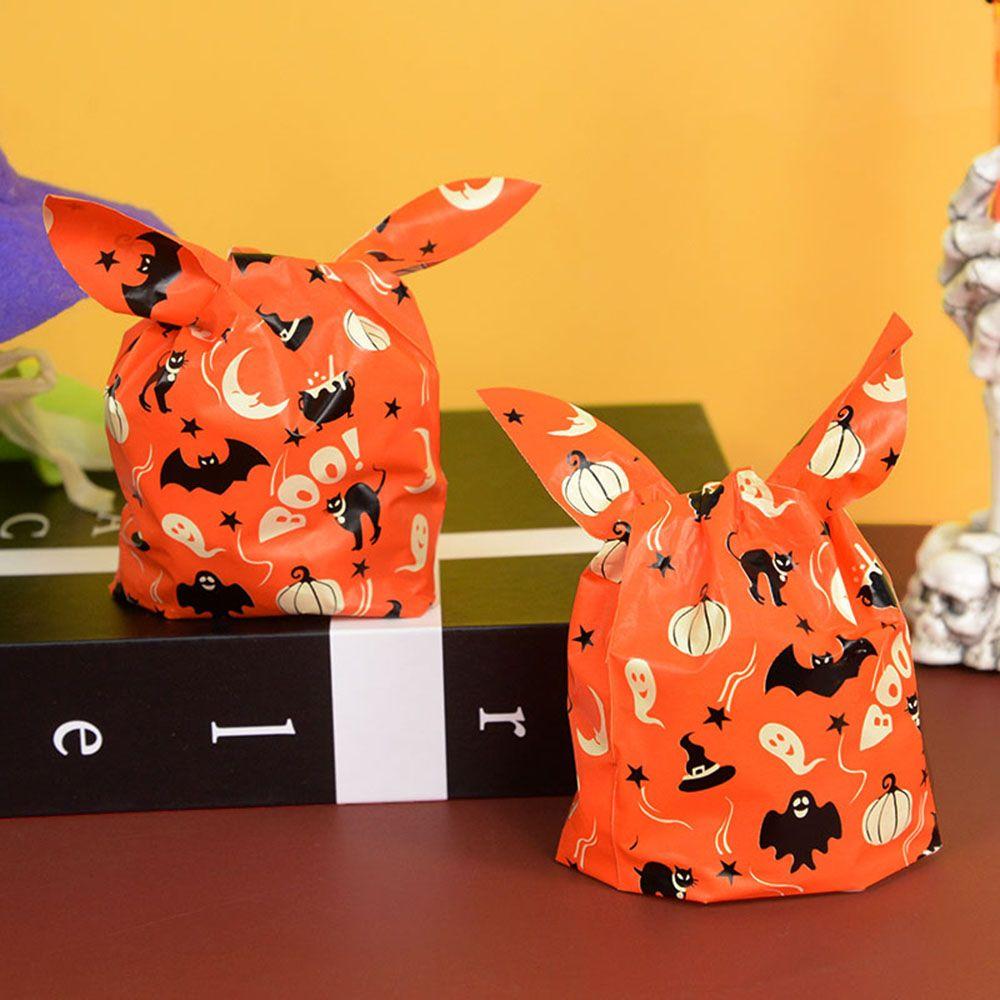 Handbag Cookie Bags Pumpkin Bat Candy Bag Halloween Decoration Baking Gift Bags Candy Pouch