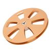 Bobina di riavvolgimento per nastro magnetico 6 fori 1/4 7 pollici Bobina per macchina Bobina aperta vuota per registratore a nastro