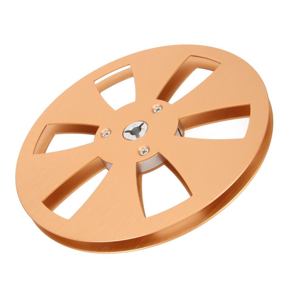 Bobina di riavvolgimento per nastro magnetico 6 fori 1/4 7 pollici Bobina per macchina Bobina aperta vuota per registratore a nastro