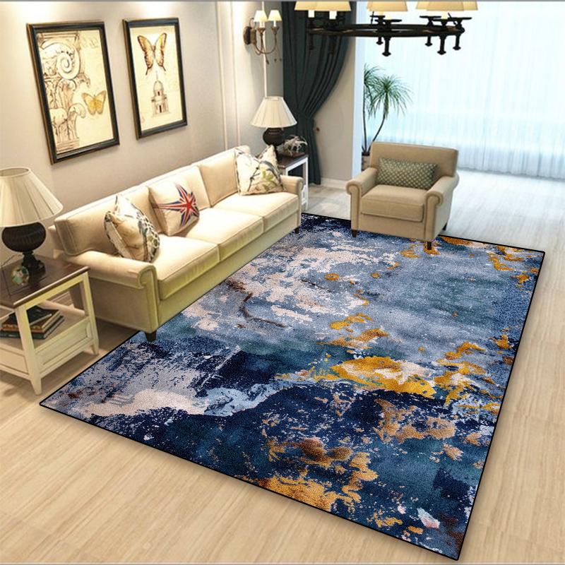 Nordic Splash Ink Abstract Living Room Carpet Decoration Home Sofa Non-slip Large Rugs Lounge Coffee Tables Chairs Mat Washable