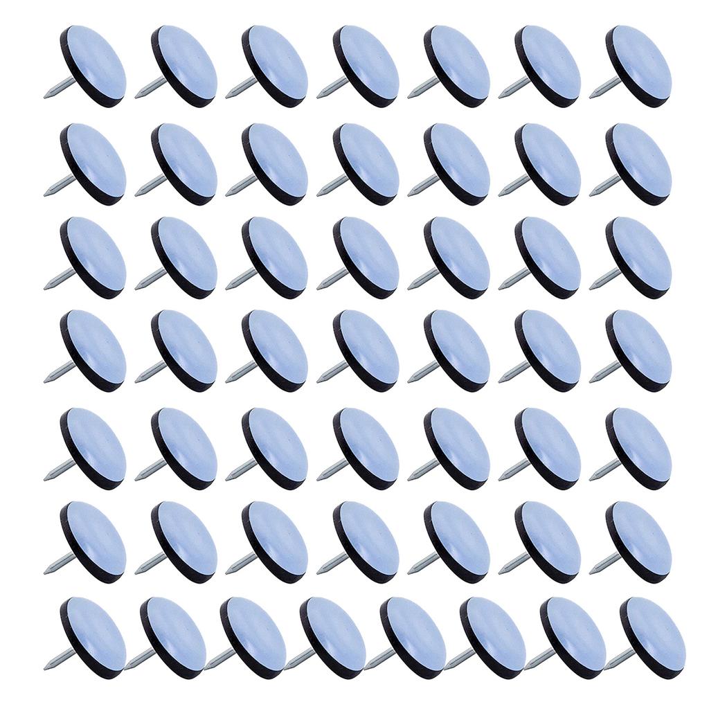 50Pieces Multipurpose Table Chair Foot Sliders Sturdy ABS Furniture Leg Pad Floor Protectors With Screws Designs