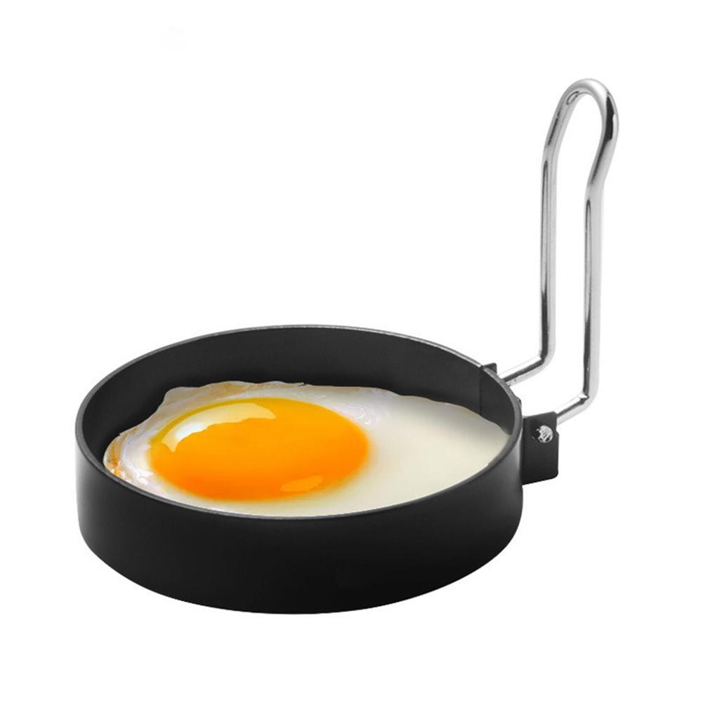 Round Omelette Maker Mold with Handle - Nonstick Egg Cooking Mold for Perfect Eggs, Kitchen Tool for Easy Egg Cooking
