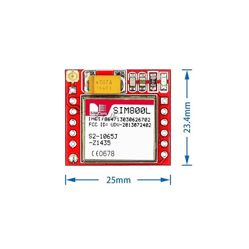 SIM800L GPRS GSM Module Micro SIM Card Core Quad-band TTL Serial Port Antenna PCB Wireless WIFI Board for Arduino Smart Phone