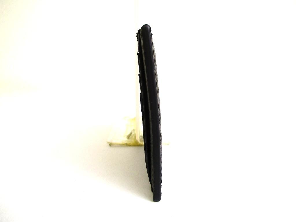 Authentic GUCCI Jumbo GG Black Leather Credit Card Holder #b252 Seller refurbished