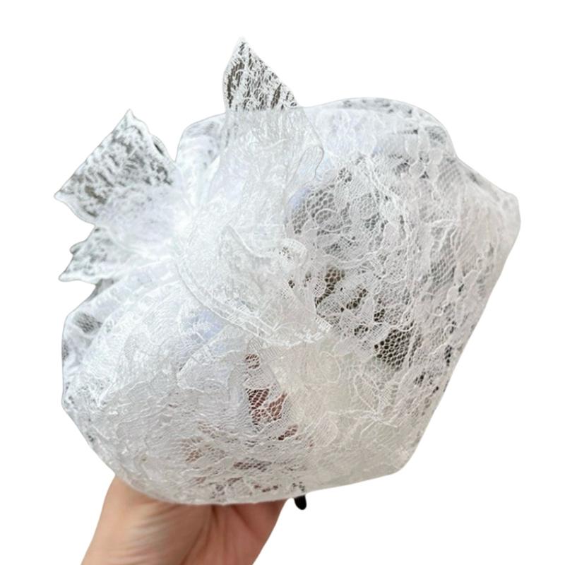 Eye Catching Lace Head Accessory For Women Headband Hair Ornament Headpieces for Wedding Party Decoration