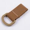 Small Tactical Nylon Buckle Carabiner for Military Enthusiast Bags & Keyrings