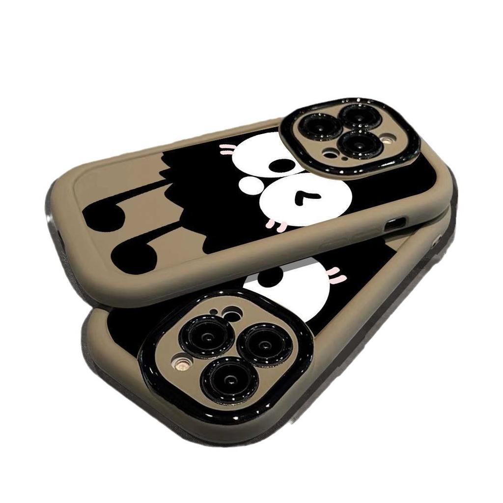 Puff Big-eyed Coal Balls Are Suitable for IPhone14/15/11promax Mobile Phone Case OPPO/Honor 200/viv