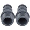 4PCS Plastic Garden Hose Nipple Quick Release G1/2 Male Thread Connector  Water Hose Connection