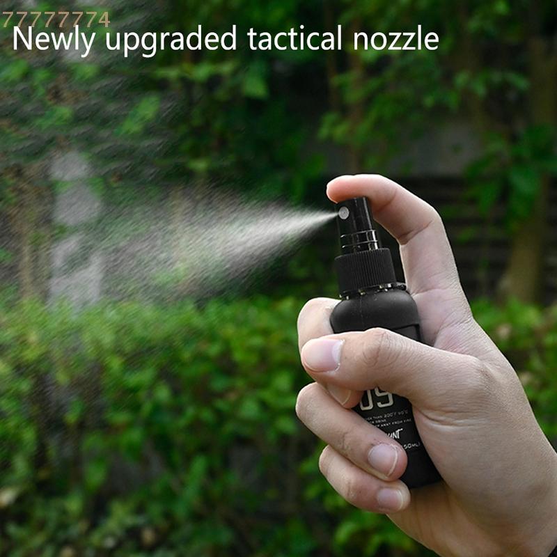 50ml Leak Proof Travel Spray Bottle Refillable Portable Liquid Sprayer with Tactical Hook Strap for Alcohol