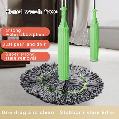 2 In 1 Dehydrated Mop Bathroom Long Handled Cleaner Dehydrated Mop Long Handled Microfiber Floor Mop For Bathtub Toilet Living