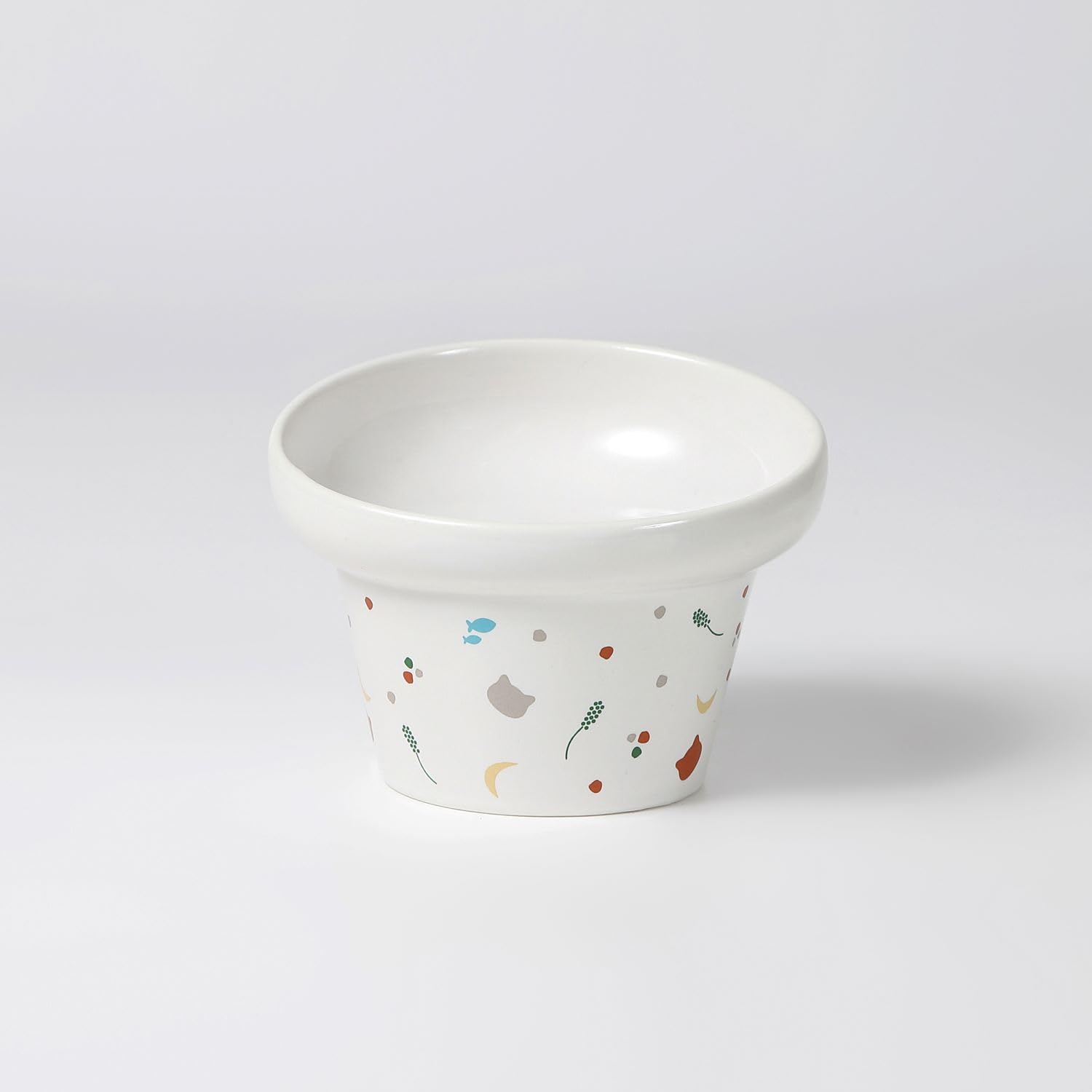 

Hario Миска для кошек Nyan Pretall, высокая, легко есть (белый)