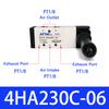 AIRTAC Passenger Pneumatic Original Manual Valve Hand Valve 4H210 4HA230 4H310 4HA330