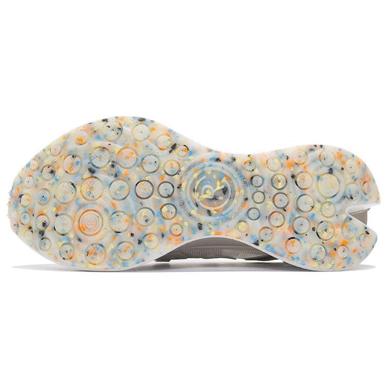 Li Ning Odpružené Protiskluzové Odolné proti oděru Prodyšné Lehké Nízké Ležérní Boty Dámské Bílé Šedé AZGS022-1