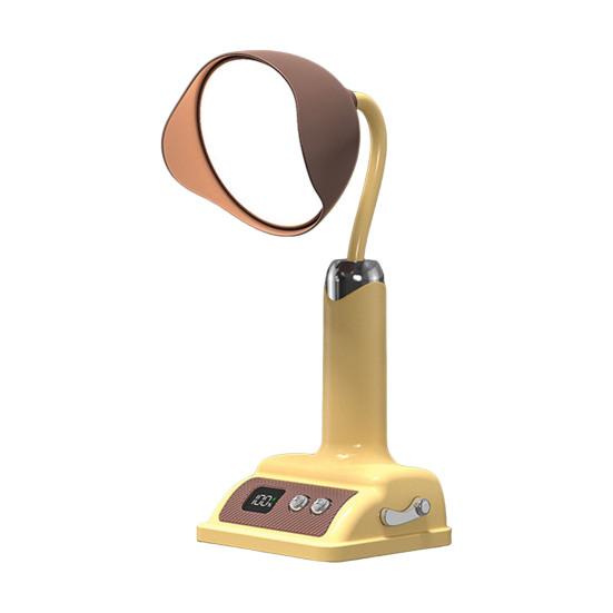 

Night Light Multi-Level Brightness Color Temperature Adjustable Flexible 360 Degree Silicone Neck Portable Eye Protection Rechargeable Desk жовтий