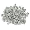 Double Hole Aluminum Sleeve Clamps Aluminum Material Cable Crimp Sleeve  Cable Management
