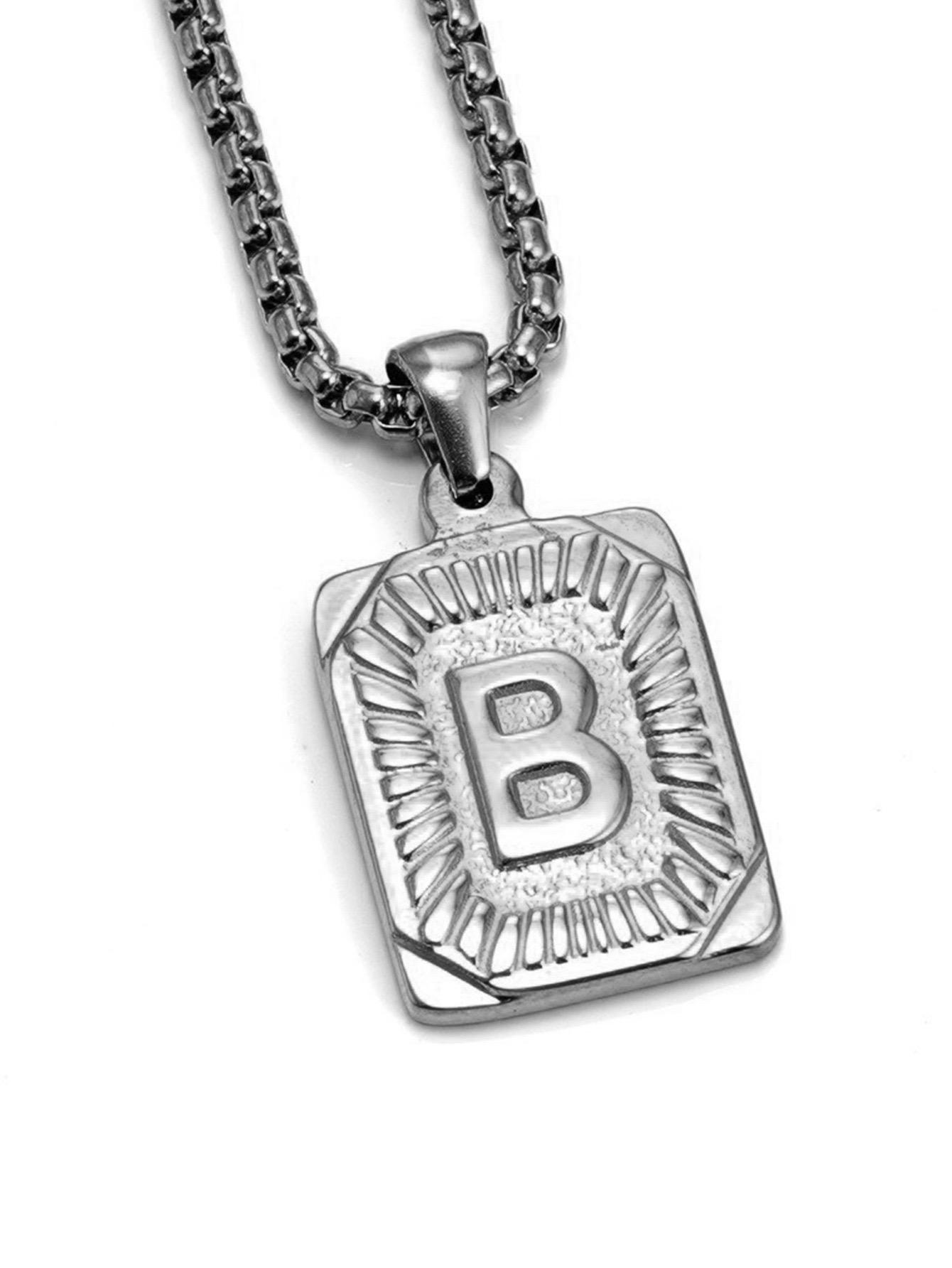 

Модное 26-буквенное ожерелье золотого цвета с подвеской для мужчин и женщин, кубинская цепочка для пары, очаровательное первоначальное ожерелье, колье, ювелирное изделие, воротник