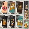 Time Drink Cold Beer Case For Samsung Galaxy A54 A34 A13 A23 A33 A53 A73 A12 A14 A22 A32 A52 A51 A71 A21S Coque