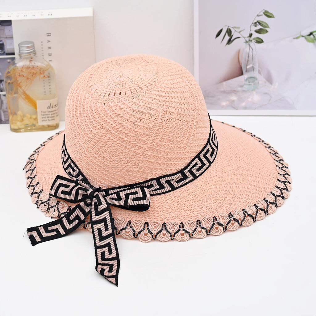 Hat Women's Summer Big Brim Straw Hat Women's Sun Hat Mother In the Elderly Sun Hat UV Protection Sun Hat