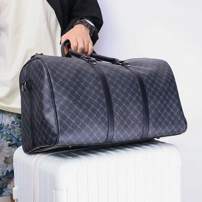 Herren Karo Reisehandtasche - Lässige Umhängetasche mit großem Fassungsvermögen