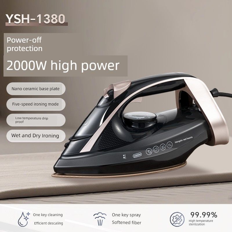 

Shanghai Hongxin Handheld Electric Iron for Home Use, Steam Iron, Small Portable Clothes Ironing Machine 2026 Black