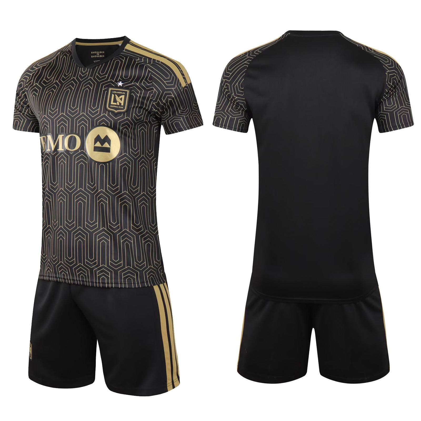 2627 Los Angeles Home Court Adult Children S Jersey Short-Sleeved Football Jersey Student Sports Suit 14