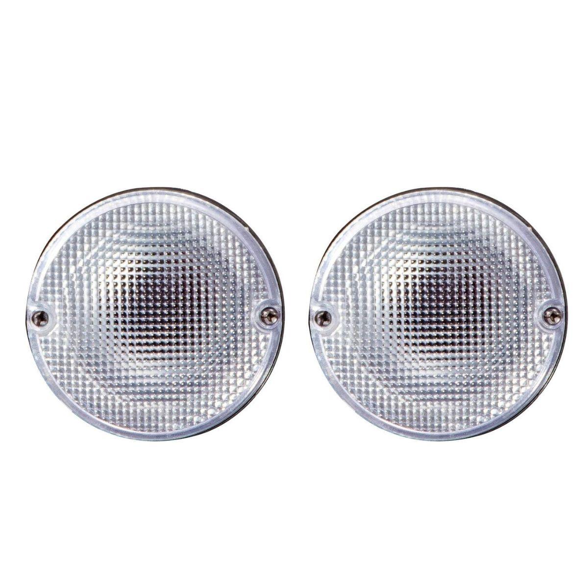 

APSMOTIV Round Shape Rear Tail Lamp Lens Set for Ape,City, Delux, Mahindra, Piaggio, Bajaj, Atul, Tuk Tuk (Clear) чистий