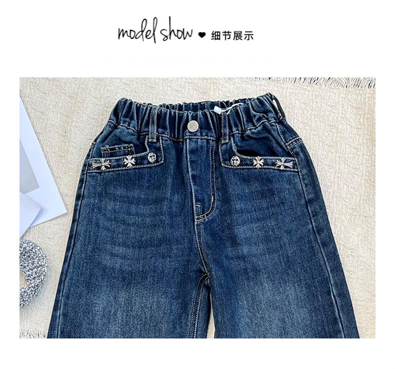 Girls' Wide-Leg Jeans: Versatile Autumn Style for Kids