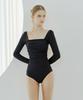 VIKINI VENDER Elasti Organza Ribbon Monokini - Black