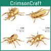 High Quality Pvc Realistic Insect Models Set With Detailed Golden Stag Beetles Scorpions Bees And Crickets For Play And Display