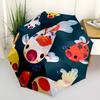 1pc Koi Fish Pond Fashionable Automatic Opening/Closing Folding Umbrella with 8 Bones, Windproof Portable, Daily Use096