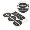Cars Button Repair Stickers For Mk5 04/05/06/07/08 Center Console AC Climate Control Buttons Worn Repair Kits Decals Stickers