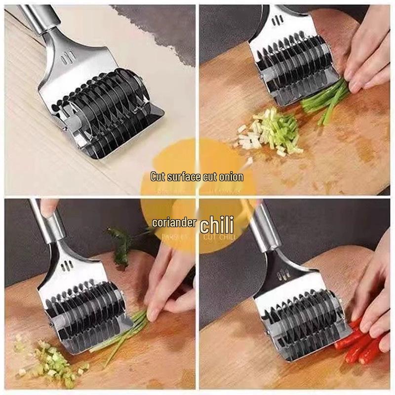 Creative Stainless Steel Noodle Peeler and Herb Slicer Gadget