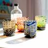 Japanese Vintage Edo Kiriko Whiskey Cup High Grade Crystal Wine Glass Dragon Eye Pattern Medieval Hand Cut Whisky Glass Gift Box