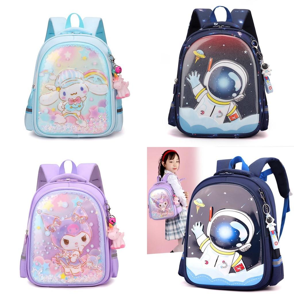 New Large Capacity Cartoon Backpack For Kids In Deep Blue Space Theme With Ultra Cute Design