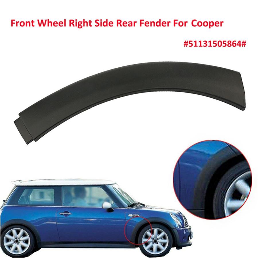 Car Front Wheel Right Lower Fender Arch Cover Trim Black for Mini Cooper 2002-08