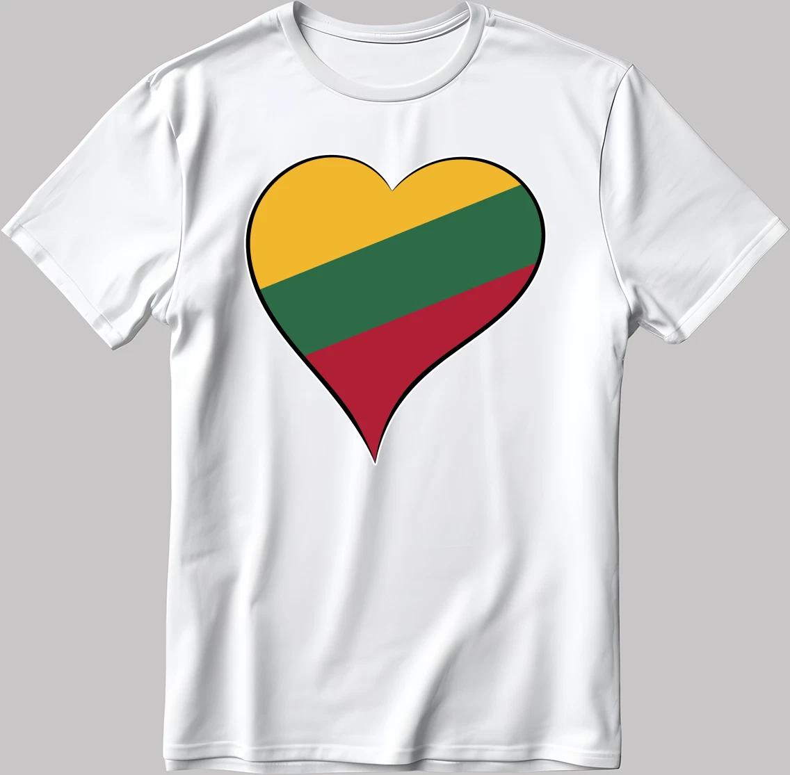 Lithuania Eurovision Song Contest Malmö 2024 White-Black Men/Women T Shirt Q022 XXXL
