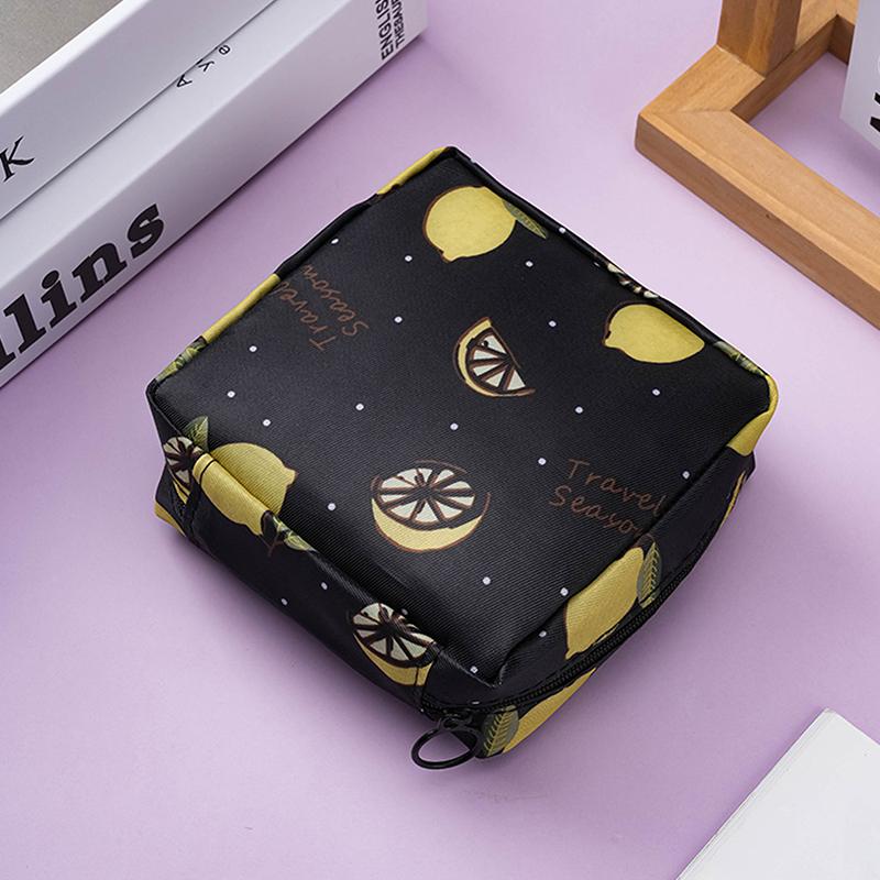Sanitary Napkin Storage Bag Portable Large Capacity Menstrual Packet Cartoon Cute Waterproof Nursing Pad Bag Women S Coin Purse