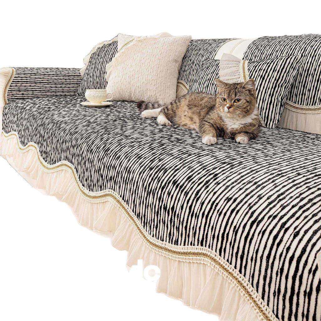 Special-shaped Sofa Cushion Fixed Non-slip Light Luxury High-grade Leather Sofa Seat Cushion Universal In All Seasons, New Sofa Cover Towel