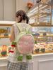 2025 Cute Watermelon Backpack for Girls - Large Capacity Schoolbag: Fresh and Casual Design