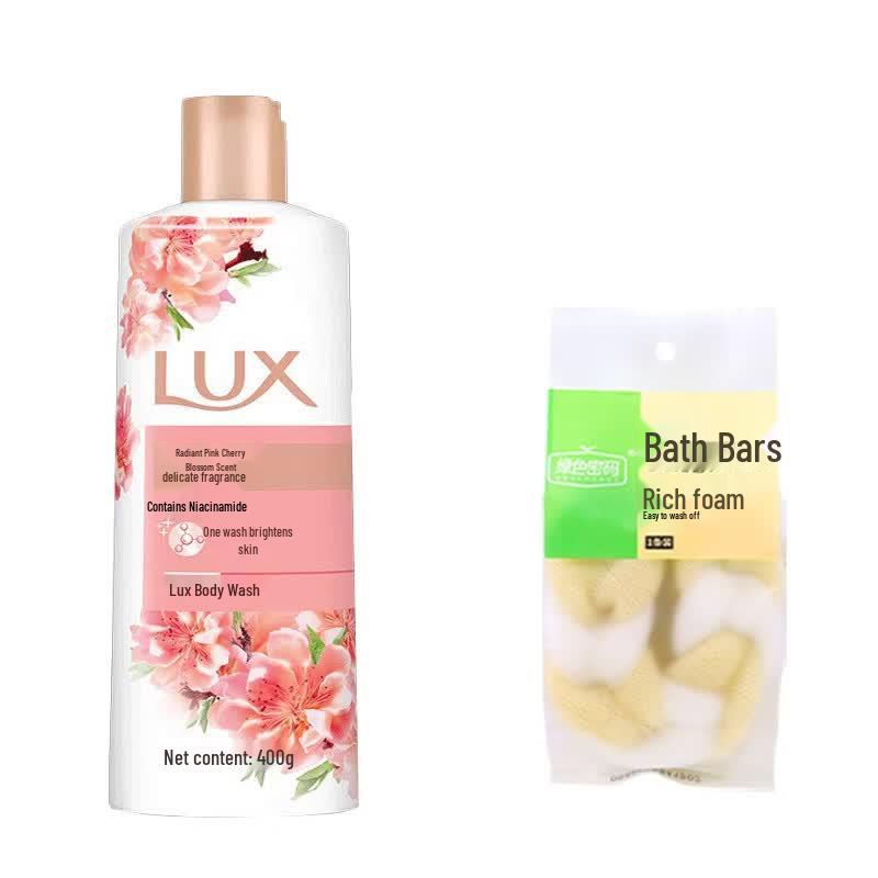 Lux Soft Skin Brightening Pink Cherry Blossom Shower Gel